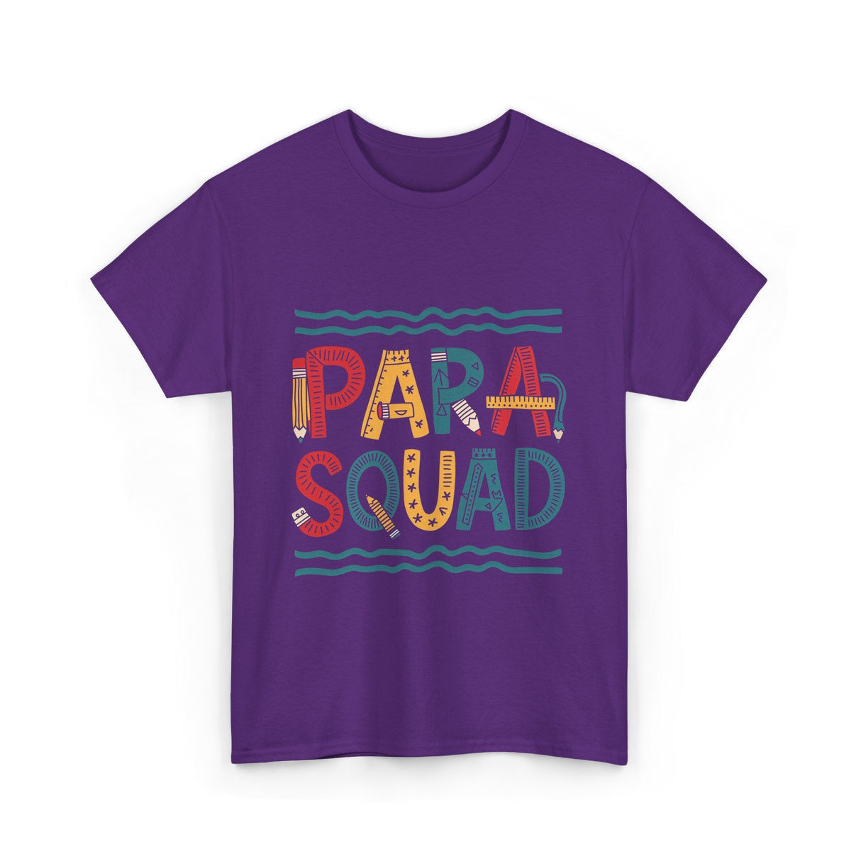 PARA Squad PARA Teacher T-Shirt - Purple