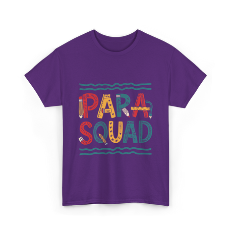 PARA Squad PARA Teacher T-Shirt - Purple