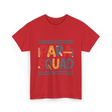 PARA Squad PARA Teacher T-Shirt - Red