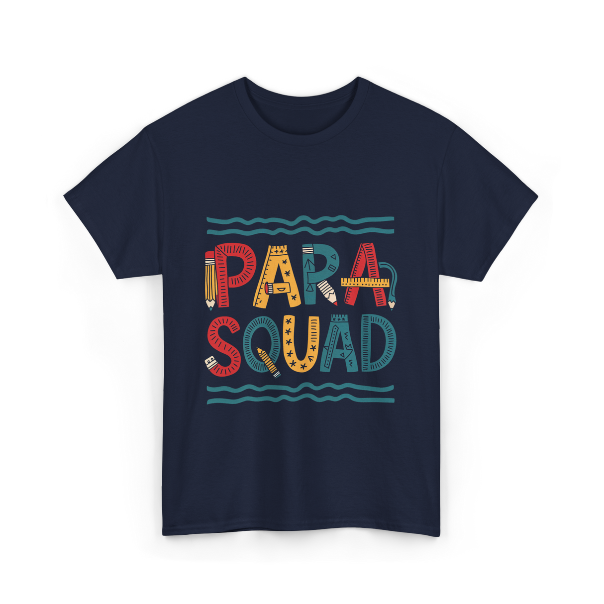 PARA Squad PARA Teacher T-Shirt - Navy