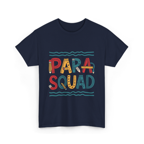 PARA Squad PARA Teacher T-Shirt - Navy