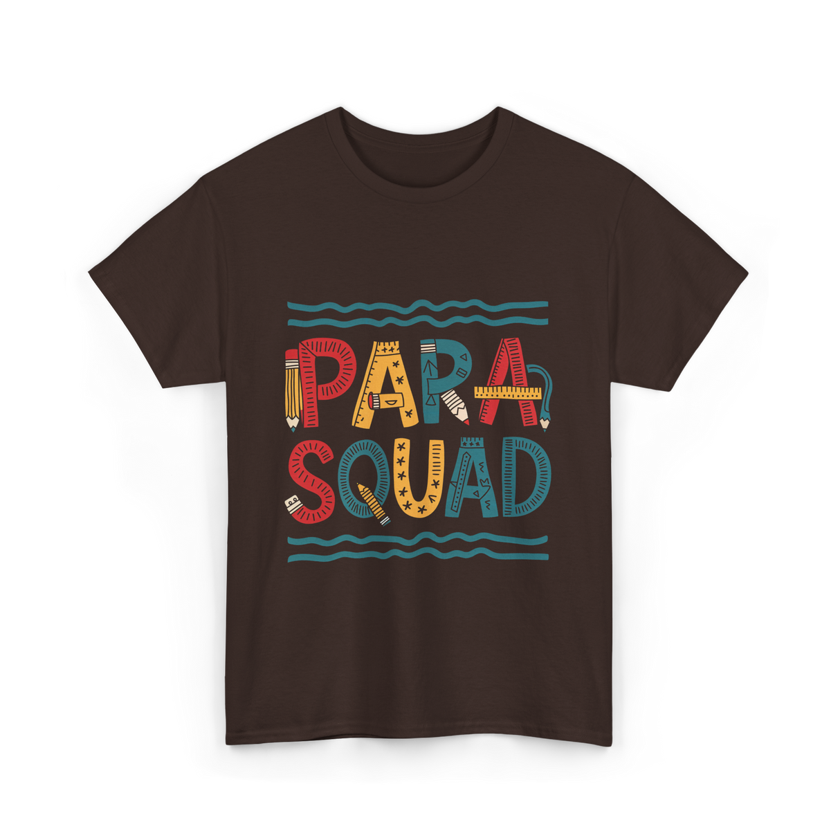 PARA Squad PARA Teacher T-Shirt - Dark Chocolate