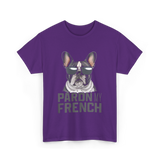 Pardon My French Bulldog Frenchie T-Shirt - Purple