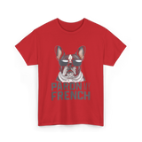 Pardon My French Bulldog Frenchie T-Shirt - Red