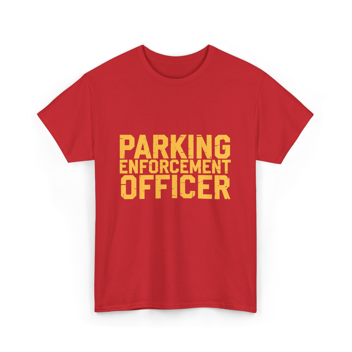 Parking Enforcement Officer Parking T-Shirt - Red