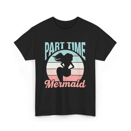 Part Time Mermaid Kids Mermaid T-Shirt - Black