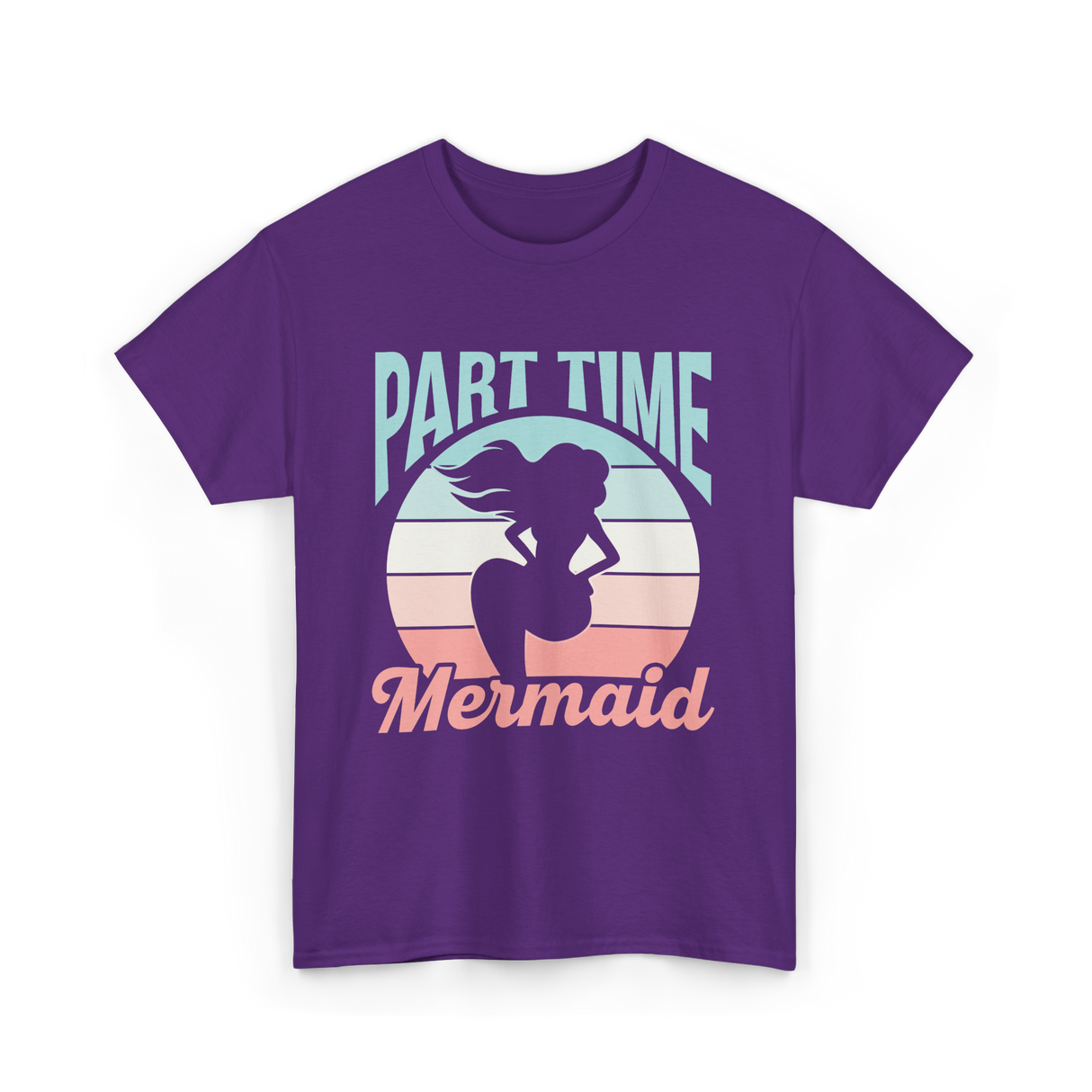 Part Time Mermaid Kids Mermaid T-Shirt - Purple