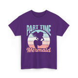 Part Time Mermaid Kids Mermaid T-Shirt - Purple