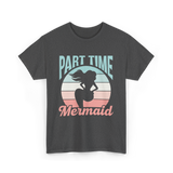 Part Time Mermaid Kids Mermaid T-Shirt - Dark Heather