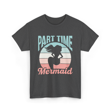 Part Time Mermaid Kids Mermaid T-Shirt - Dark Heather