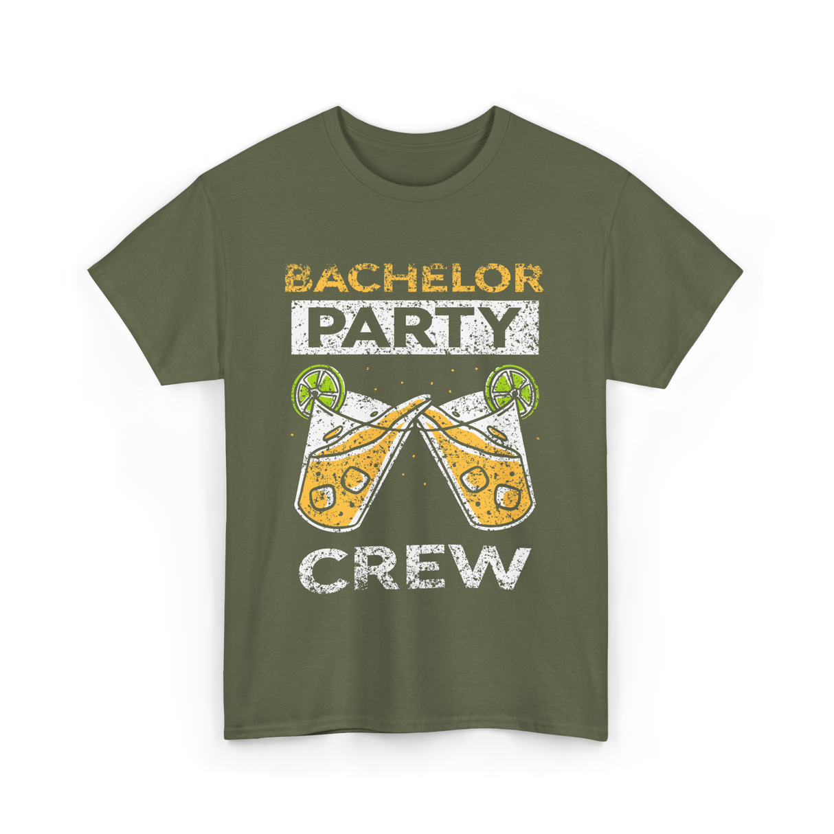 Party Crew T-Shirt - Military Green