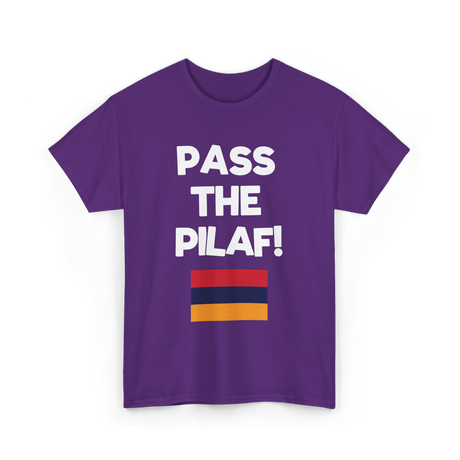 Pass The Pilaf Armenian Rice T-Shirt - Purple