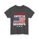 Patriotic American Grandpa Granddad T-Shirt - Dark Heather