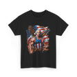 Patriotic Hero USA Independence T-Shirt - Black