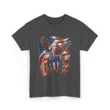 Patriotic Hero USA Independence T-Shirt - Dark Heather