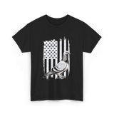 Patriotic Pigeon Design Pigeon Lovers T-Shirt - Black