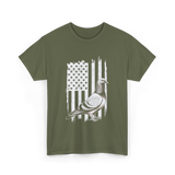 Patriotic Pigeon Design Pigeon Lovers T-Shirt - Military Green