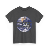 Peace Earth Humanity Message T-Shirt - Dark Heather