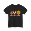 Peace Love Sunshine Sunshine Lover T-Shirt - Black