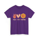 Peace Love Sunshine Sunshine Lover T-Shirt - Purple