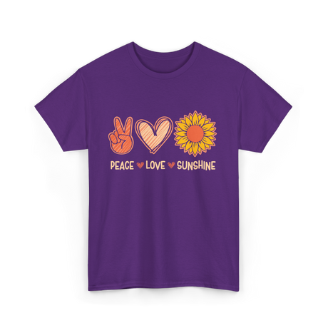 Peace Love Sunshine Sunshine Lover T-Shirt - Purple