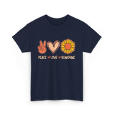 Peace Love Sunshine Sunshine Lover T-Shirt - Navy