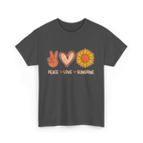 Peace Love Sunshine Sunshine Lover T-Shirt - Dark Heather