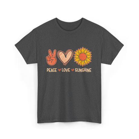 Peace Love Sunshine Sunshine Lover T-Shirt - Dark Heather