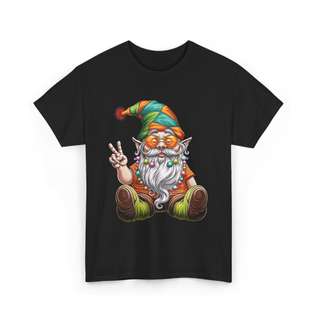 Peaceful Gnome T-Shirt - Black