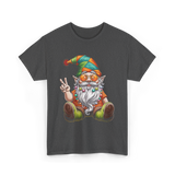 Peaceful Gnome T-Shirt - Dark Heather