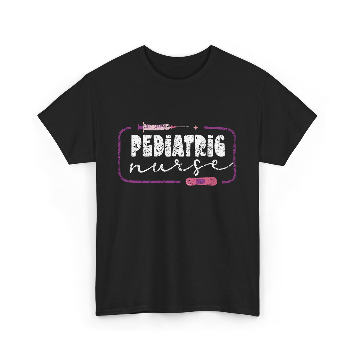 Pediatric Nurse Nurse Nursing T-Shirt - Black