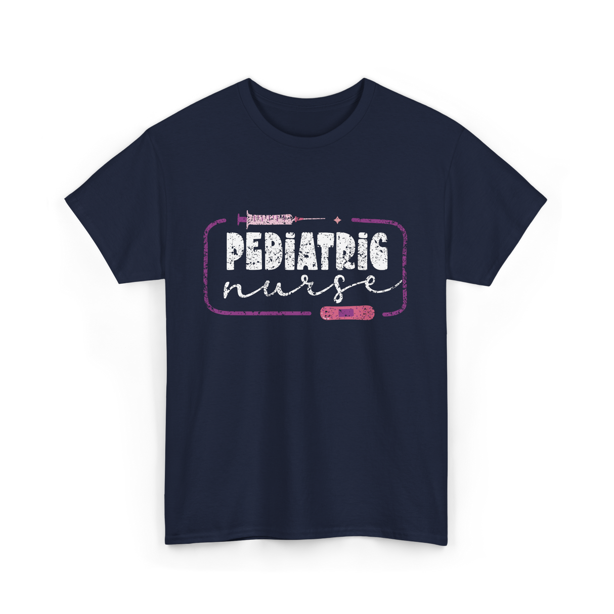 Pediatric Nurse Nurse Nursing T-Shirt - Navy