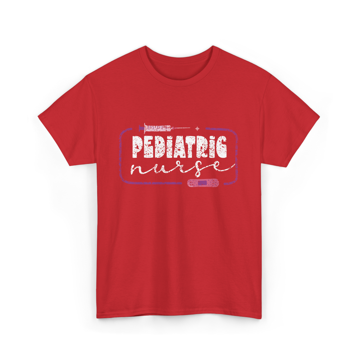 Pediatric Nurse Nurse Nursing T-Shirt - Red