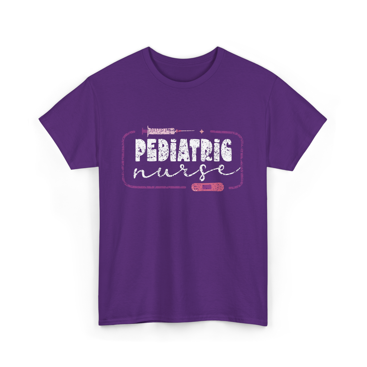 Pediatric Nurse Nurse Nursing T-Shirt - Purple