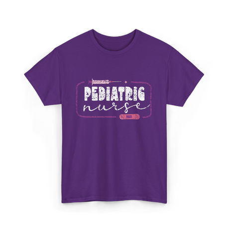 Pediatric Nurse Nurse Nursing T-Shirt - Purple