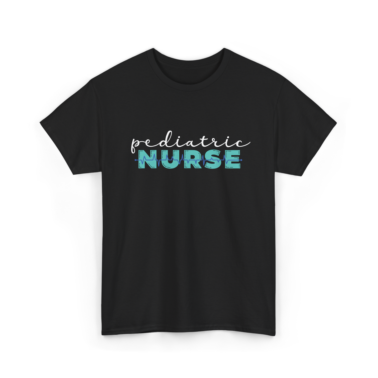 Pediatric Nurse Nursing Care T-Shirt - Black