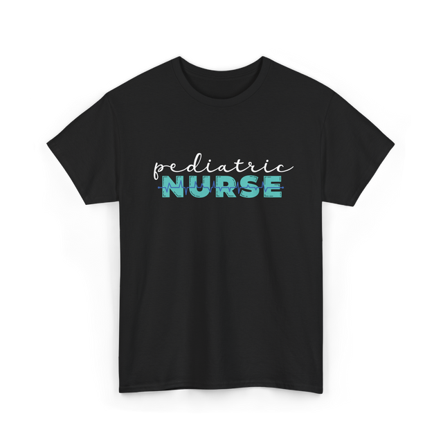 Pediatric Nurse Nursing Care T-Shirt - Black