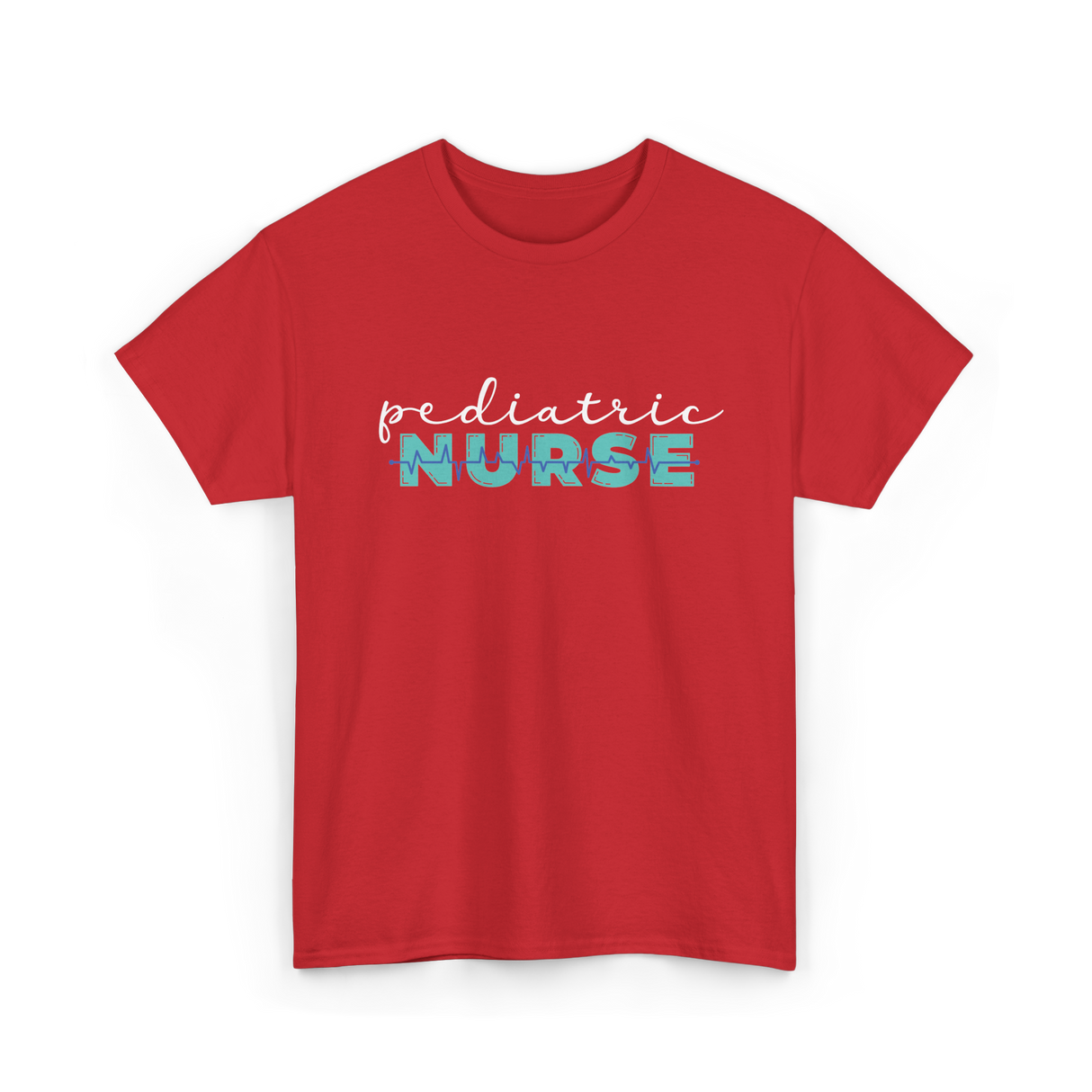 Pediatric Nurse Nursing Care T-Shirt - Red