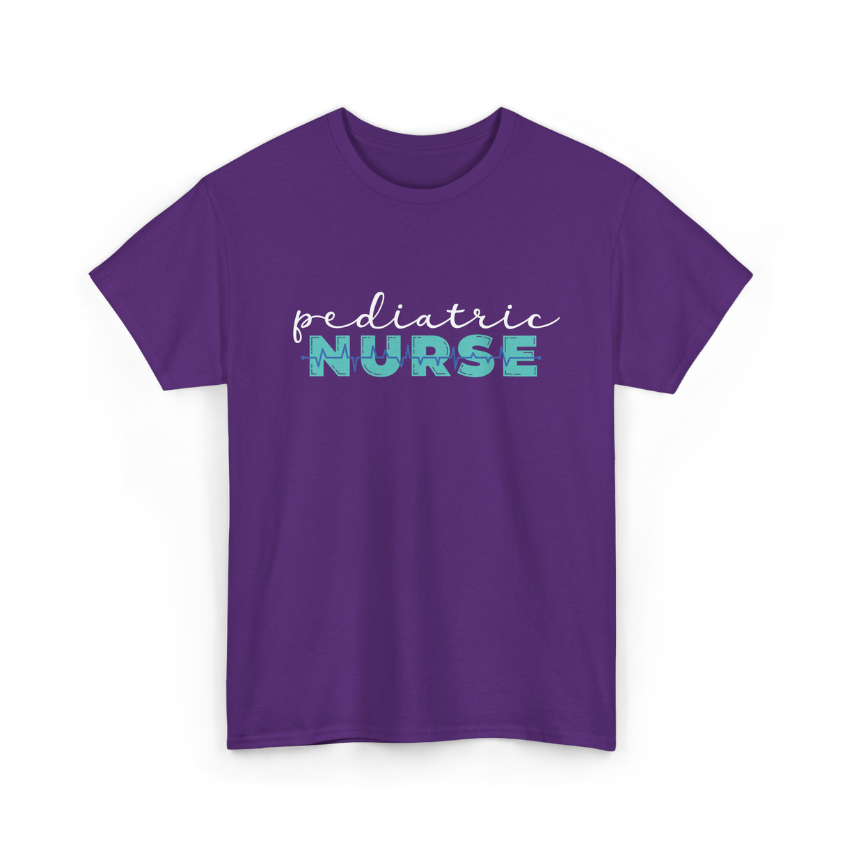 Pediatric Nurse Nursing Care T-Shirt - Purple