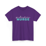 Pediatric Nurse Nursing Care T-Shirt - Purple