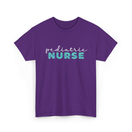 Pediatric Nurse Nursing Care T-Shirt - Purple