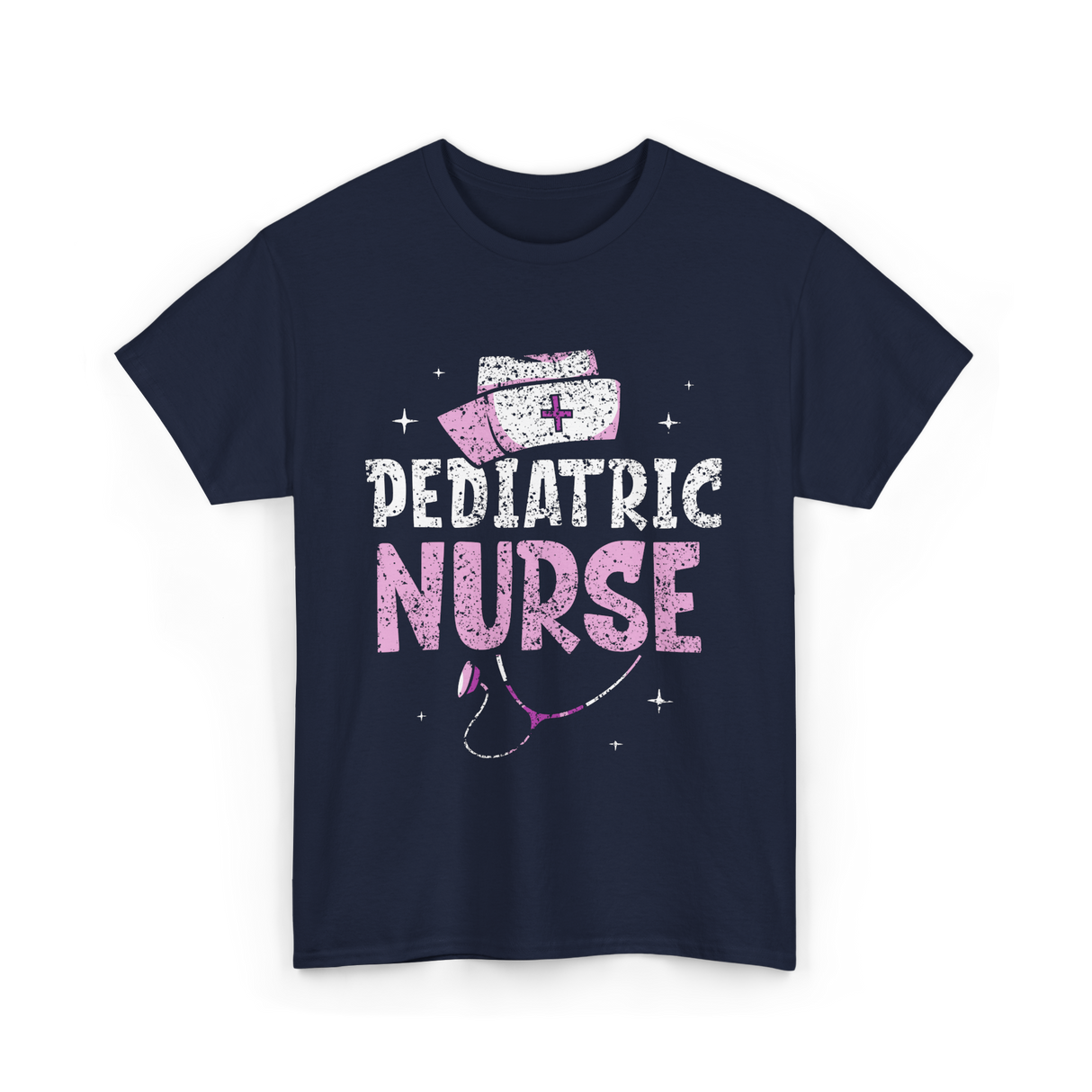 Pediatric Nurse Nursing Pediatrician T-Shirt - Navy