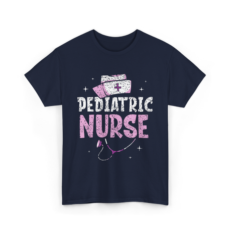 Pediatric Nurse Nursing Pediatrician T-Shirt - Navy