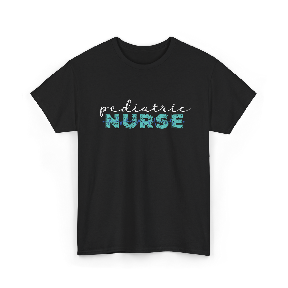 Pediatric Nurse Nursing T-Shirt - Black