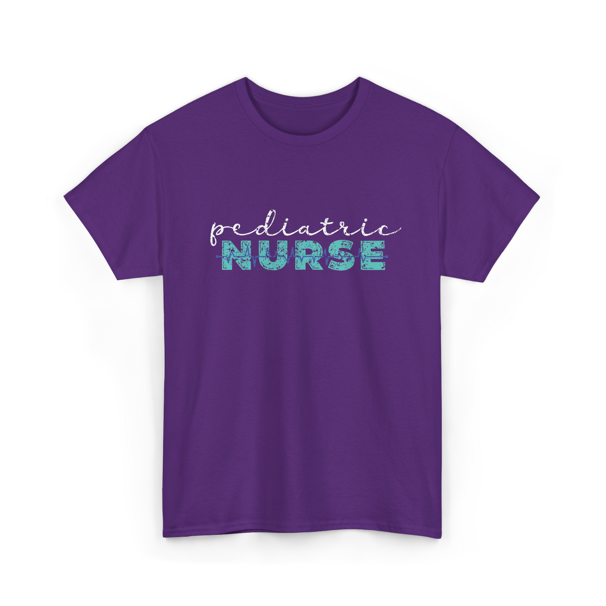 Pediatric Nurse Nursing T-Shirt - Purple