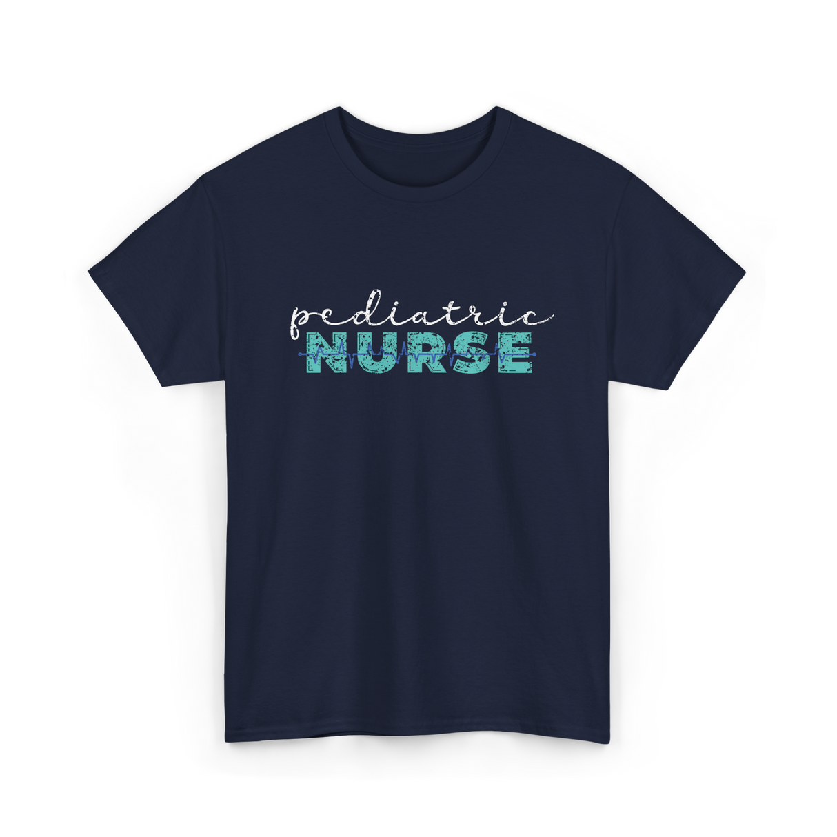 Pediatric Nurse Nursing T-Shirt - Navy