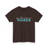 Pediatric Nurse Nursing T-Shirt - Dark Chocolate