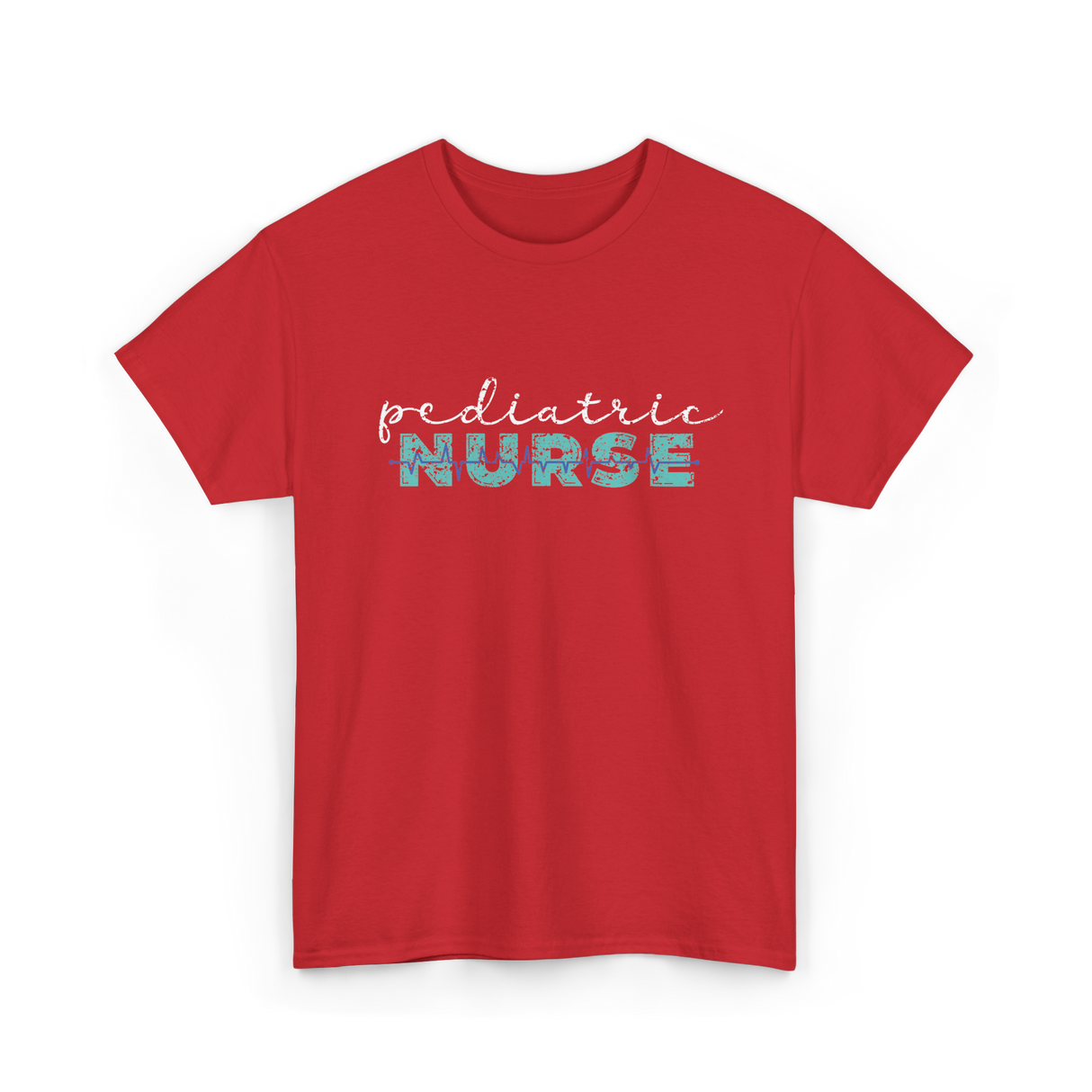 Pediatric Nurse Nursing T-Shirt - Red