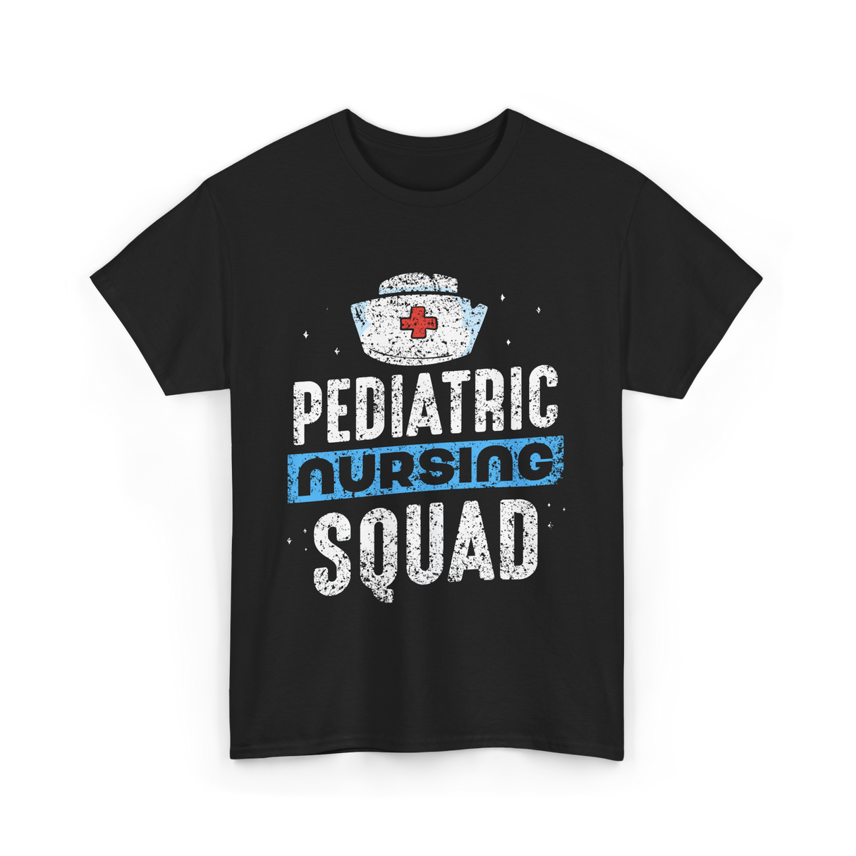 Pediatric Nursing Squad Nurses T-Shirt - Black