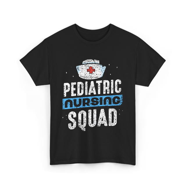 Pediatric Nursing Squad Nurses T-Shirt - Black